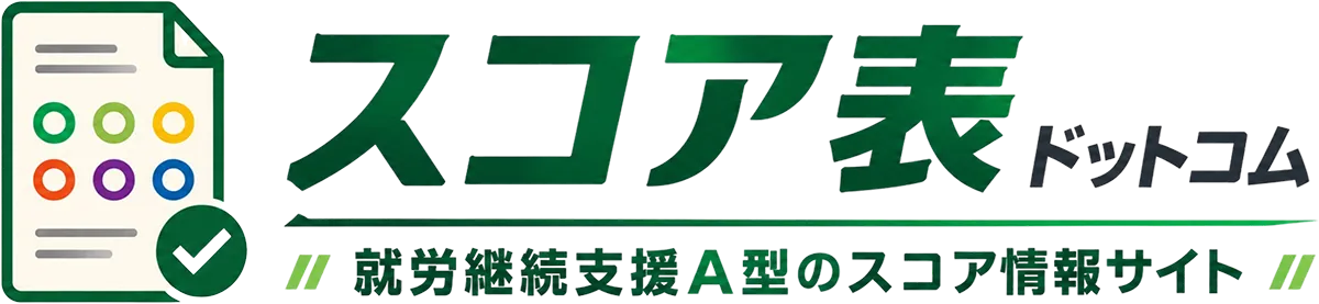 スコア表ドットコム｜就労継続支援A型の最新スコア表まとめサイト
